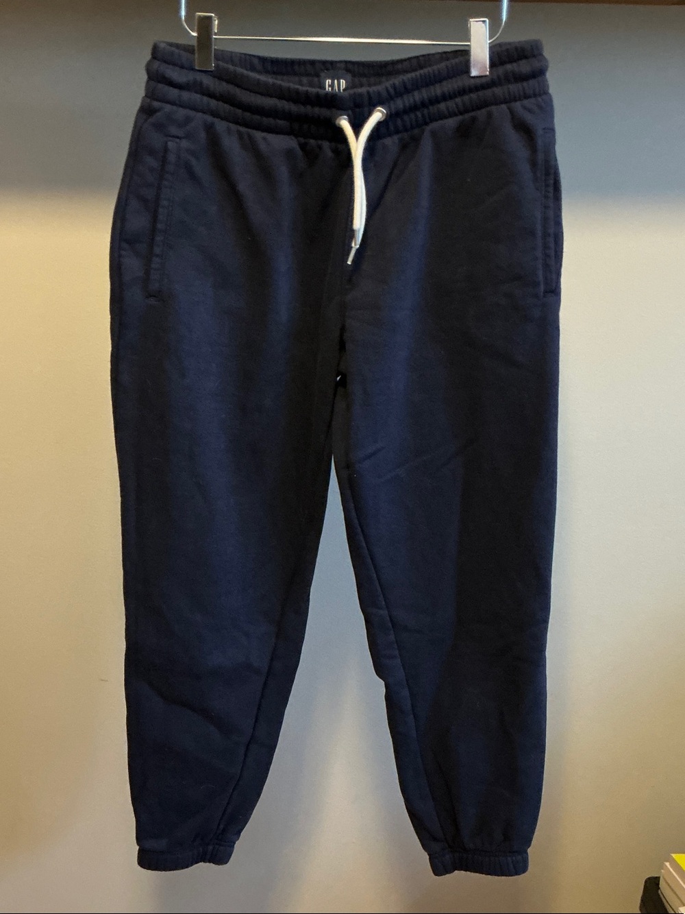 GAP Dark Navy Drawstring Jogger Sweatpants